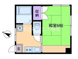 Gフラッツ【1階】の間取り