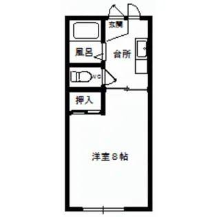 ヴェルニーチェ【2階】の間取り