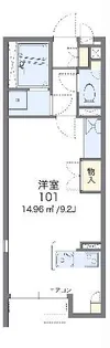 レオネクストプラム【1階】の間取り