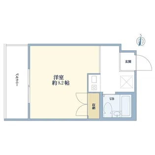 ドミール下北沢【2階】の間取り
