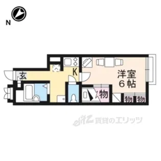 レオパレス寧楽【2階】の間取り