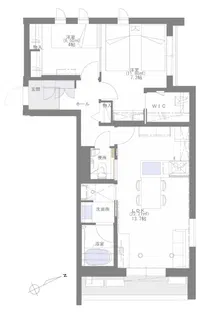 La maison crest【4階】の間取り