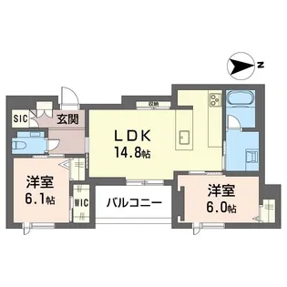 プレヴィア レジデンス【3階】の間取り