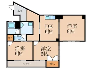 BULK BLESS【2階】の間取り