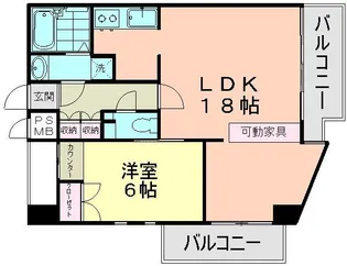 SEVEN GATE【4階】の間取り