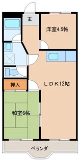 クリーンピア タナベ【3階】の間取り