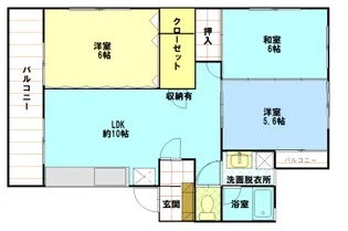 OAKS ONOUE(オークスオノウエ)【3階】の間取り