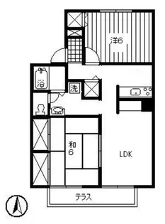 セジュール大島【1階】の間取り