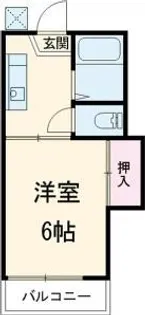 アップルハウス【1階】の間取り