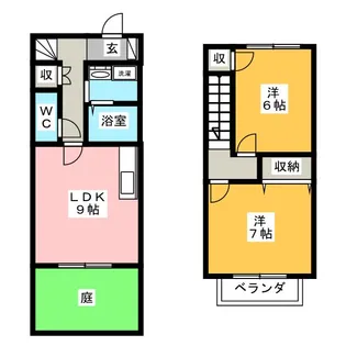 ファミール長峰 A棟【1階】の間取り
