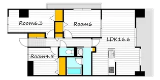 CRASSO IMA【6階】の間取り