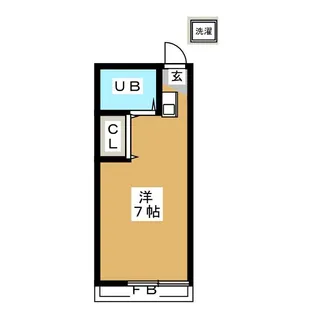 三ツ和ハイム【2階】の間取り