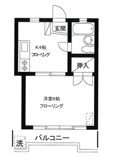 富士見町マンション【2階】の間取り