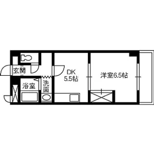 ハピネスプラザ【2階】の間取り