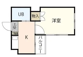 ウィング大竹【4階】の間取り