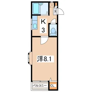 福島県郡山市安積荒井2【アパート】の間取り