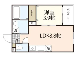 Cle du Bonheur【1階】の間取り