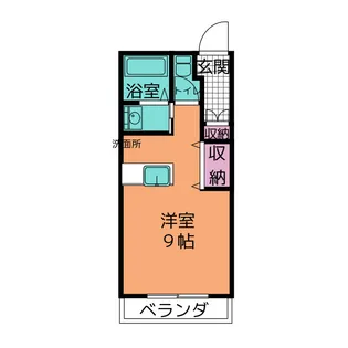 静清第2ハイツ【3階】の間取り