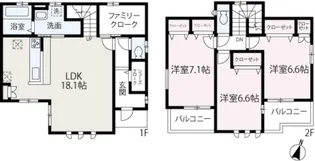 東京都練馬区大泉学園町3【一戸建】の間取り