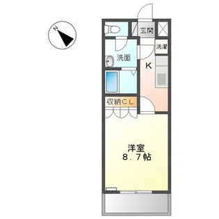 KOKOMO【2階】の間取り