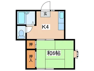 カ-サ茅ヶ崎【2階】の間取り