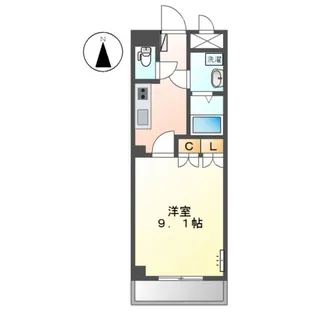 ハウス セルヴィール【1階】の間取り