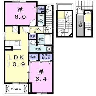 サニー・ベル【3階】の間取り