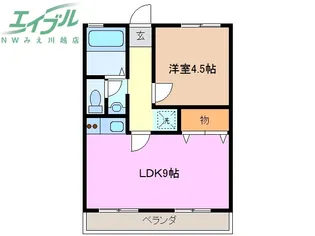 パークテラス桑名【2階】の間取り