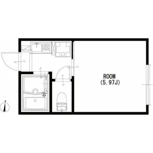 東京都足立区千住河原町【アパート】の間取り