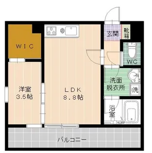 ガーデン博多【2階】の間取り