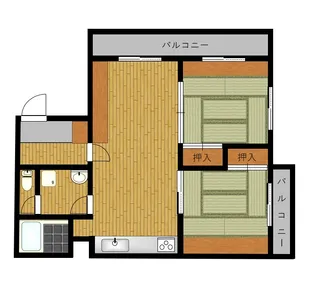 ファミリーマンション河畑【3階】の間取り