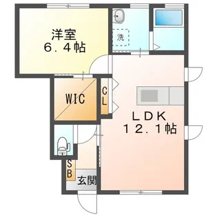 グリーンハイツ【1階】の間取り