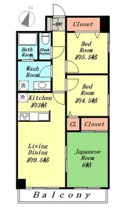 神奈川県相模原市緑区太井【マンション】の間取り