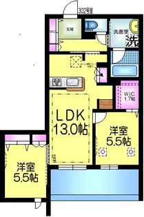 プレミアメゾン【3階】の間取り