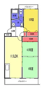 ペパーミントハウス【1階】の間取り
