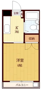 カーサ茜No3【2階】の間取り