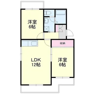 マンションフレンドシティ【3階】の間取り