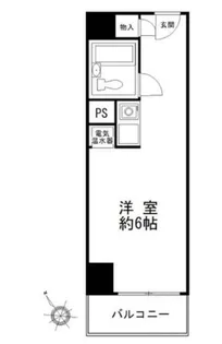 東京都品川区小山1【マンション】の間取り