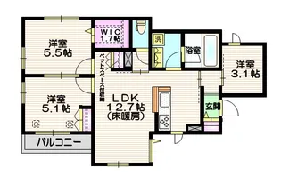 東京都豊島区南長崎6【マンション】の間取り