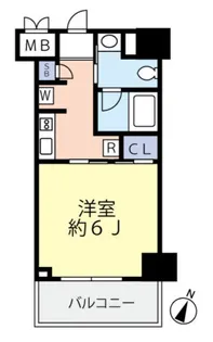 グランヴァン板橋本町II【4階】の間取り