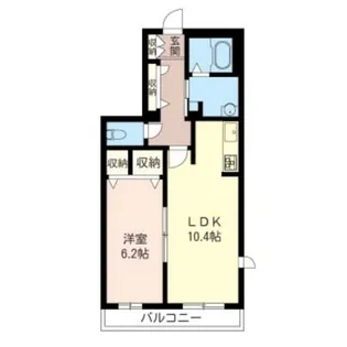 フローラV【1階】の間取り