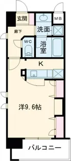 1Kの間取り画像