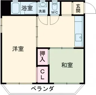 名北ビル【4階】の間取り