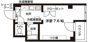 東京都清瀬市野塩1【マンション】の間取り