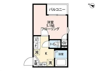 グランクオール江古田【1階】の間取り