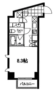 フレンシア麻布十番サウス【6階】の間取り