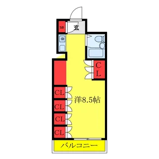 ブレアハウス【3階】の間取り