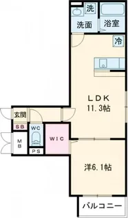 セイワパレス門真【2階】の間取り