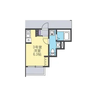 モンテマーレ【3階】の間取り
