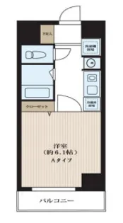 ドミール池袋立教通り【2階】の間取り